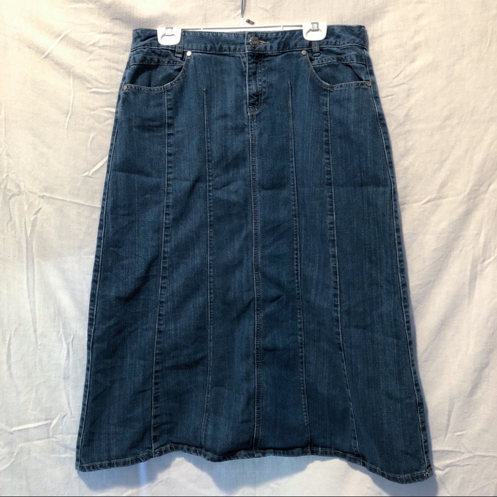 EUC Christopher Banks Jean Skirt